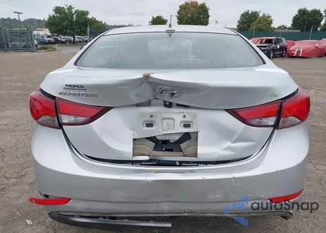 2016 Hyundai Elantra Value Edition from USA, damaged, VIN KMHDH4AE6GU52O651